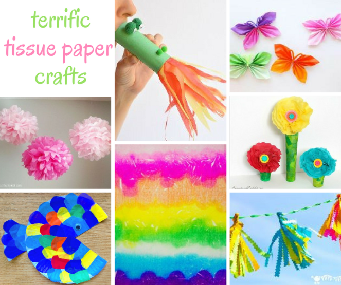 Easy Tissue Paper Flower Craft For Kids - Crafty Morning