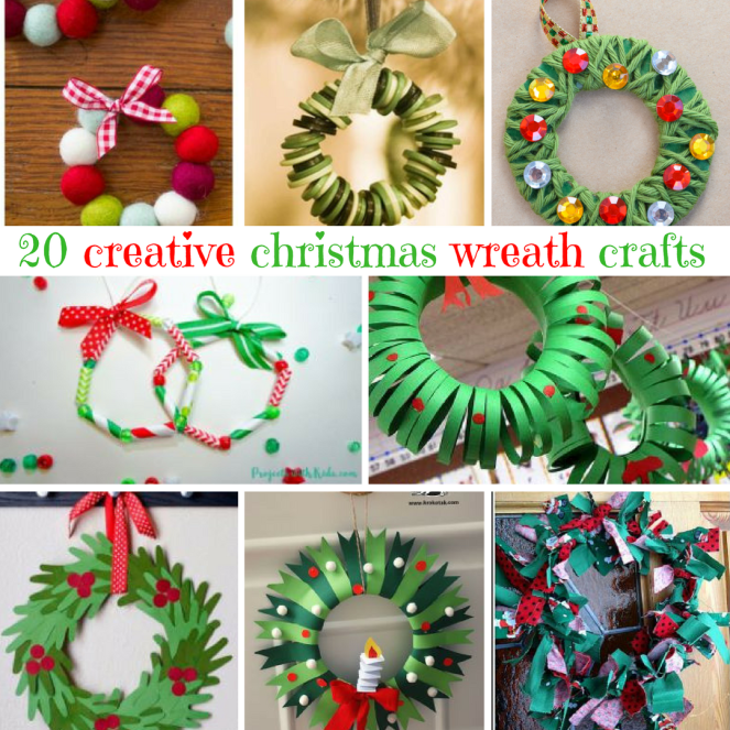 creative christmas wreath crafts for kids