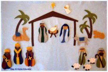 Felt-Nativity