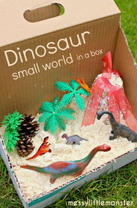 dinosaur small world in a box