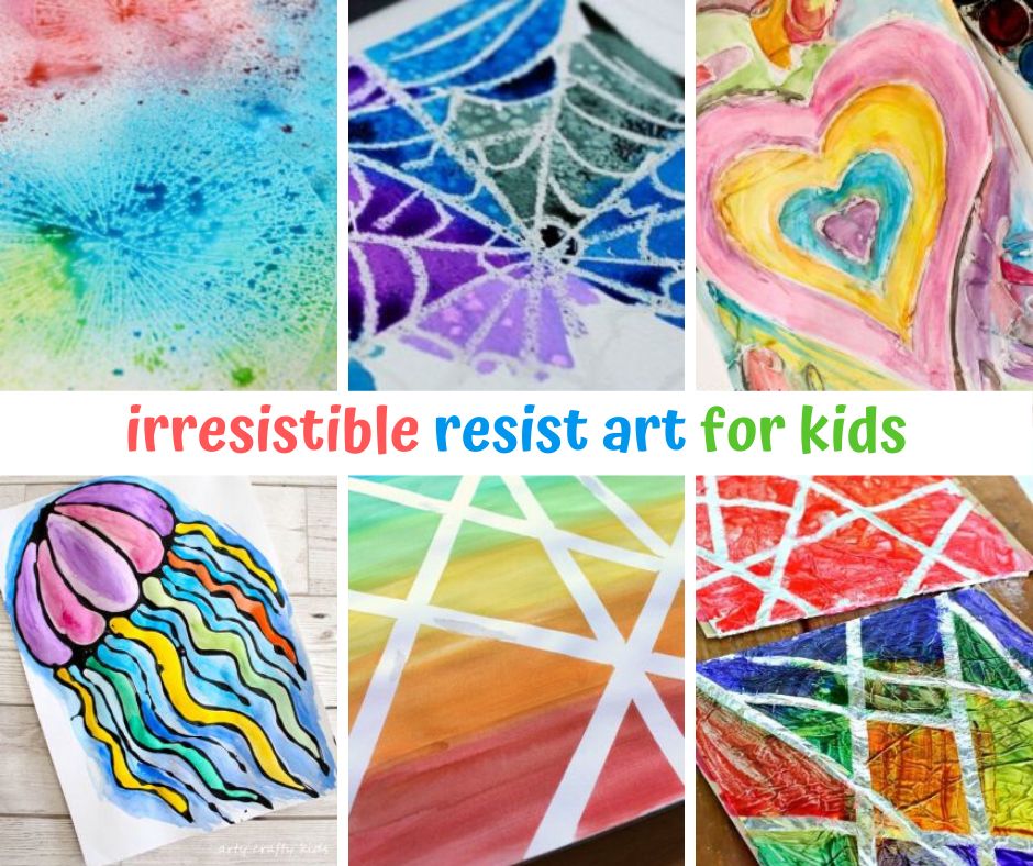 Kids Art: Oil Pastel Wash - Childhood101